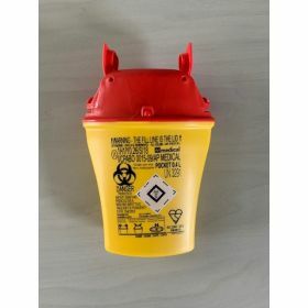 Sharps container POCKET 0,4 L -  yellow/red