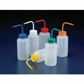 Wash bottle 500ml PE wide neck yellow cap