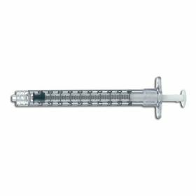 Syringe Plastipak 1ml 3-parts, luer-lok