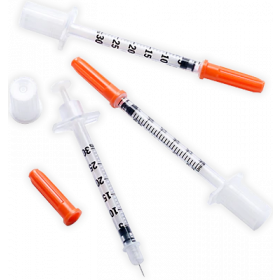 Syringe Microfine 0,3 ml, 8 mm needle 30 Gx 12,7 mm