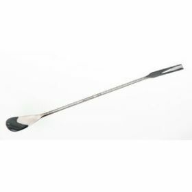 Spoon spatula stainless steel, analysis type - length 235 mm