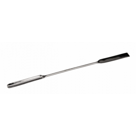 Micro spoon spatula elongated, scoop, L 185 mm W 9 mm