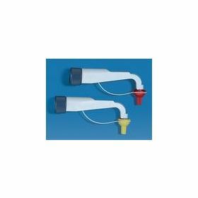 Discharge tube FEP with integrated valve for Disp.
