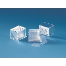 Haemacytometer cover glass for counting chamber, 24x24mm