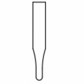 Glass insert 100µl 5x30mm for autosampler vial 