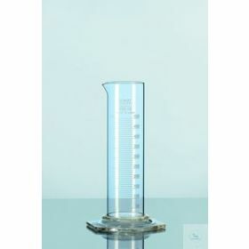 éprouvette grad.250ml (base hex.)forme basse