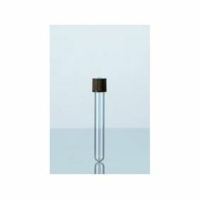 DURAN® Disposable Culture tube - soda-lime-glass - 16 x 100 mm - with screw cap and rubber seal