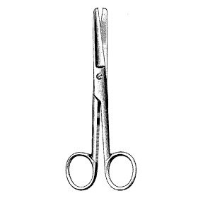 Dissecting scissors straight blunt/blunt inox 14cm