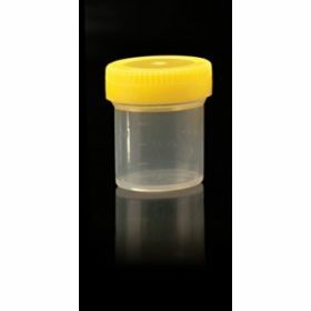 container 20ml PP + yellow security screw cap