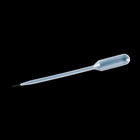 Bulb pipette fine tip D 5 mm L 144 mm 5 ml