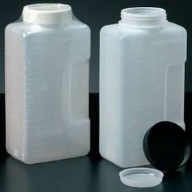 Flask 24h - PE - 2L - black screw cap + plug-in cap