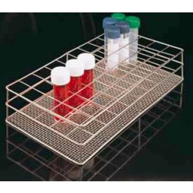 Inox rack D19x19mm 10X10 tubes - 21x21x6cm