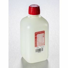 Bottle 500ml HDPE 20mg/l with sodium thiosulfate, sterile, shaped seal screw cap