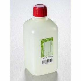 Bottle 500ml HDPE with sodium thiosulfate 120mg/l, sterile, shaped seal screw cap