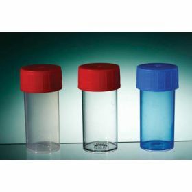 container TP35C 60ml PP blue screw cap, sterile