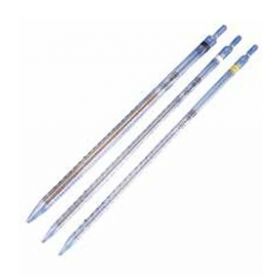 Serological glass pipette class B 25ml graduaded 1/10