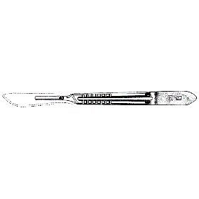 Scalpel handle n° 4