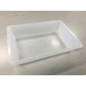 Kartell Input tray in transparent Polypropylene with flat bottom - 12 L