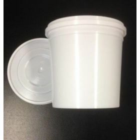 PE Bucket with lid - 800 ml