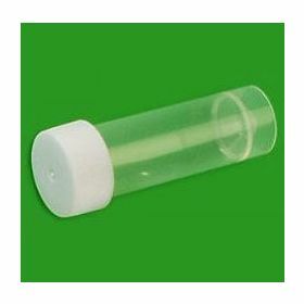 container 25ml PP conical selfstanding,white scr.c