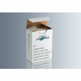Microscope slide MF ground edges 90°