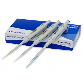 Socorex Acura 825 pipette, 0,5 - 10 µl, with universal tips
