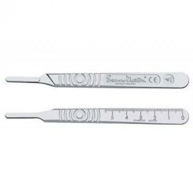 Swann-Morton handle nr.4, stainless steel, for scalpel blades