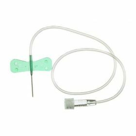 Surflo winged infusion set 21Gx3/4" - green