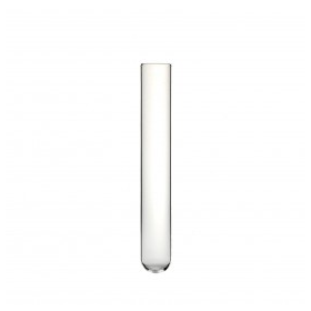 Tube glass round bottom 16 mm x 100 mm x 0,6 mm
