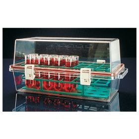 Bio carrier with tray, polycarbonate, 370x185x173mm