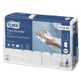 Tork interfold premium hand towels soft 34x21cm