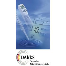 Calibration + DAkkS - Handystep E - 10@3 - 5ml PD-tip