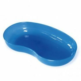 Kidney-formed bowl PP blue -multi use-autoclavable