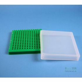Eppi32 cryobox 12x12 for 0,2ml PCR tube,green