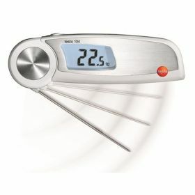 Testo 104 Waterproof food thermometer with folding probe, 250°C