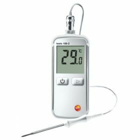 Testo 108 Waterproof digital food thermometer with type T thermocouple probe, 300°C