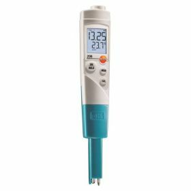 Testo 206-pH1 - One-hand pH/°C measuring instrument for liquids, 60°C/14pH
