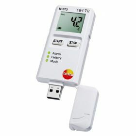 Testo 184-T2 USB temperature datalogger with display, 150 days, 70°C