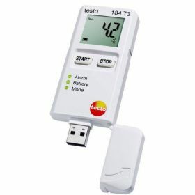 Testo 184-T3 USB temperature data logger with display, unlimited operating time, 70°C