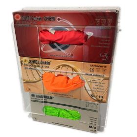Universal 3-box holder for glove boxes - acrylic