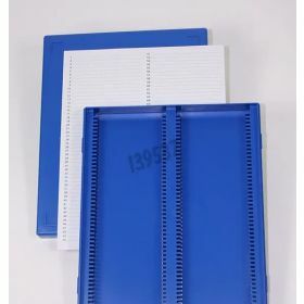 slide holder PS for 100 slides - blue