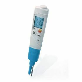 Testo 206-pH2 - One-hand pH/°C measuring instrument for semi-solid media, 60°C/14pH