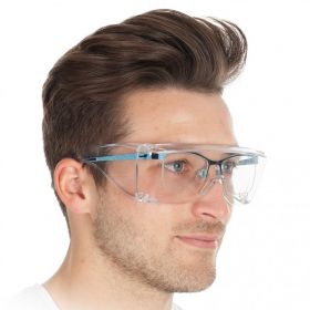 Multipurpose safety goggles for wearers of glasses