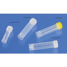 Container PP 30ml 25x107mm - graduation - HDPE screwcap enclosed