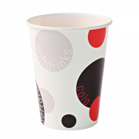 Drinking cup - cardboard - 0,65 l - with print