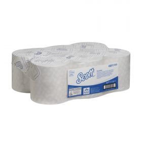 Scott Essential roll hand towels,350mx20cm, white, 1-ply
