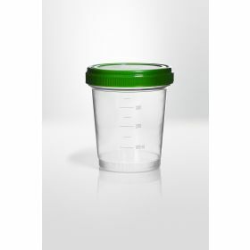 Container 400ml - PP -  non assembled  green screw cap