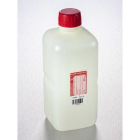 bottle1000ml HDPE with sodium thiosulfate 20mg/l, sterile/1, shaped seal screw cap
