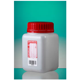 Bottle 500ml HDPE with sodium thiosulfate 20mg/l, sterile, tamper-evident leakproof screw cap with wad
