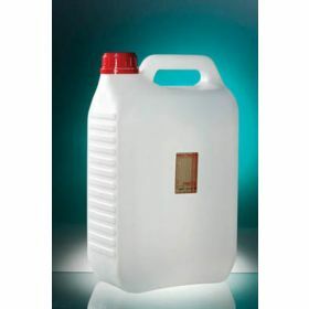 Jerrycan 5000ml HDPE with sodium thiosulfate 20mg/l, sterile, tamper-evident screw cap